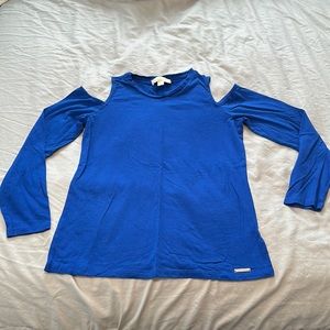 Michael Kors Cold Shoulder Top size Medium